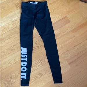 Nike Just Do It Black Leggings